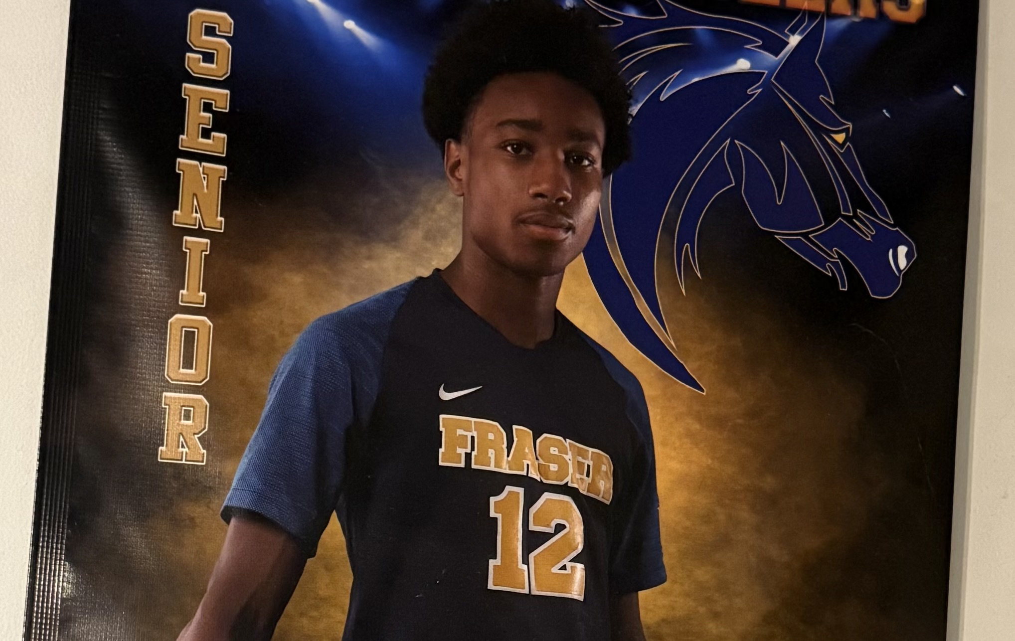 Darryl Jackson playing for Fraser High School