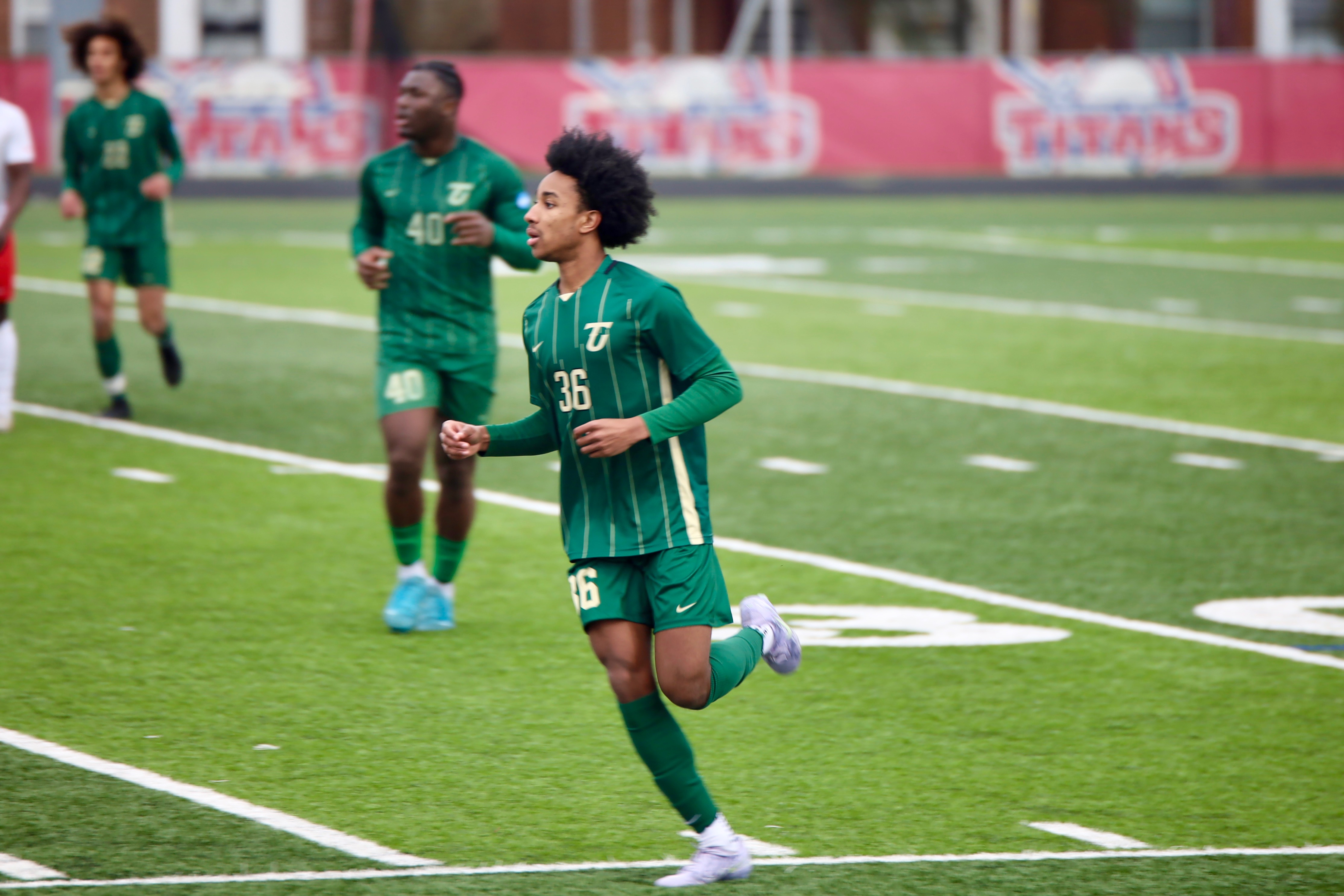 Darryl Jackson competing on match day